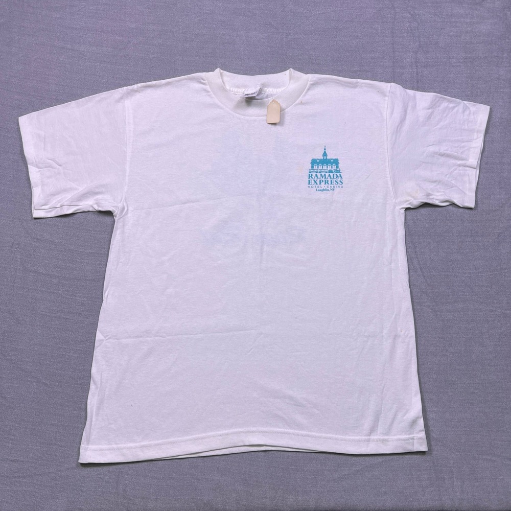 VTG Murinas Best Mens White Ramada Express Hotel Casino Laughlin NV River Rat‎ - Picture 2 of 14